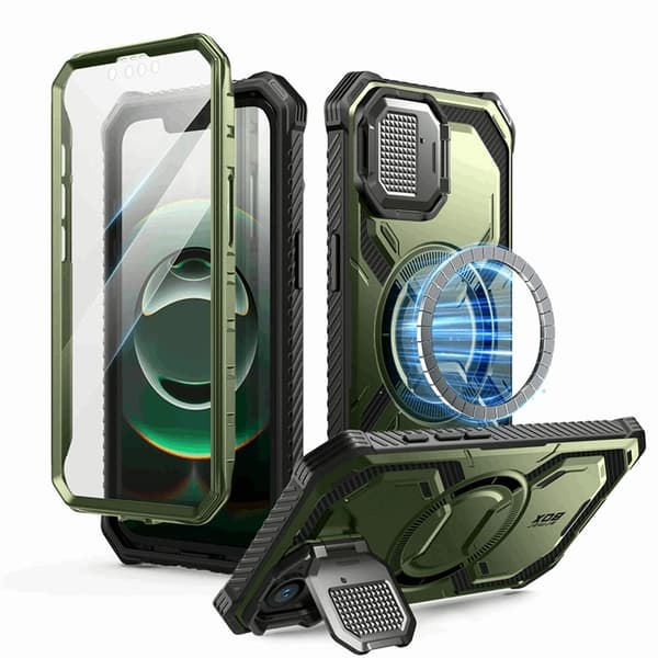 SupCase iPhone 16e Mobilskal Magsafe IBLSN Armorbox - Guldan