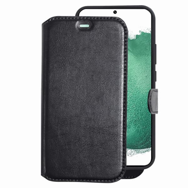 CHAMPION Galaxy S22 Plus Plånboksfodral Slim 2-in-1 - Svart