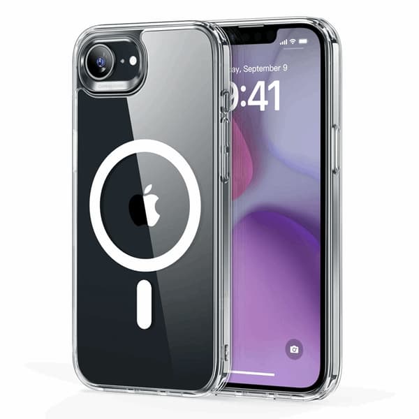 ESR iPhone 16e Mobilskal Magsafe Classic Hybrid Halolock - Clear