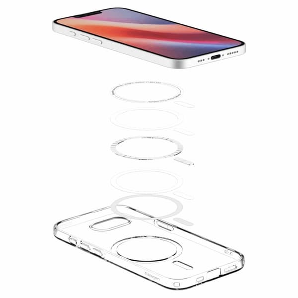 Spigen iPhone 16e Mobilskal Magsafe Liquid Crystal - Clear