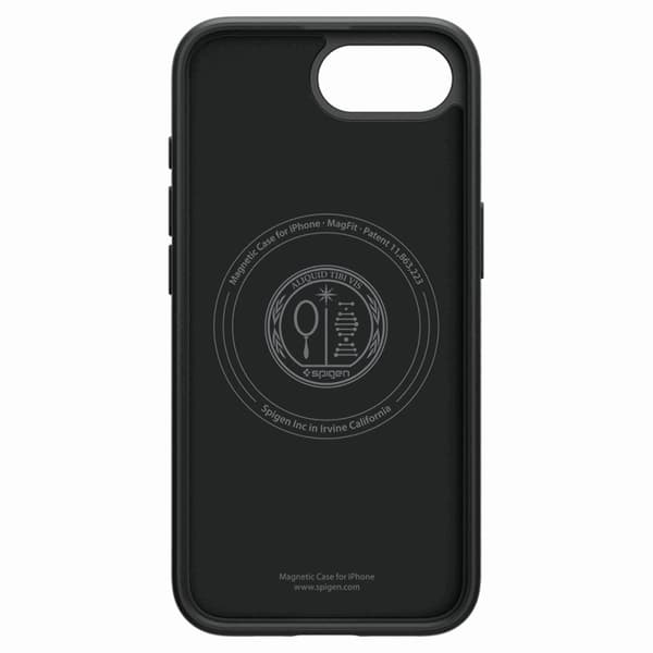 Spigen iPhone 16e Mobilskal Magsafe Liquid Air - Matt Svart