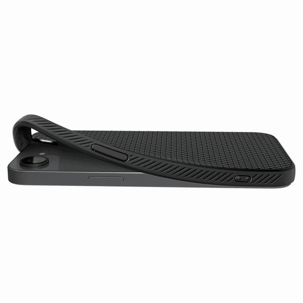 Spigen iPhone 16e Mobilskal Magsafe Liquid Air - Matt Svart