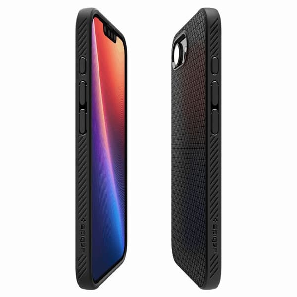Spigen iPhone 16e Mobilskal Magsafe Liquid Air - Matt Svart