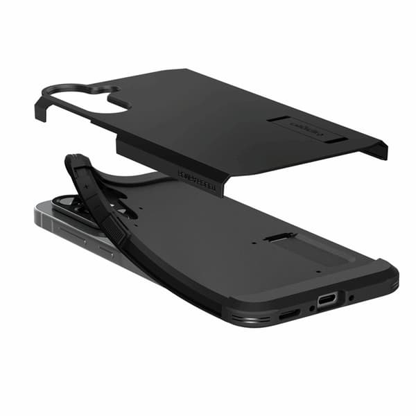Spigen Galaxy A56 5G Mobilskal Tough Armor - Svart