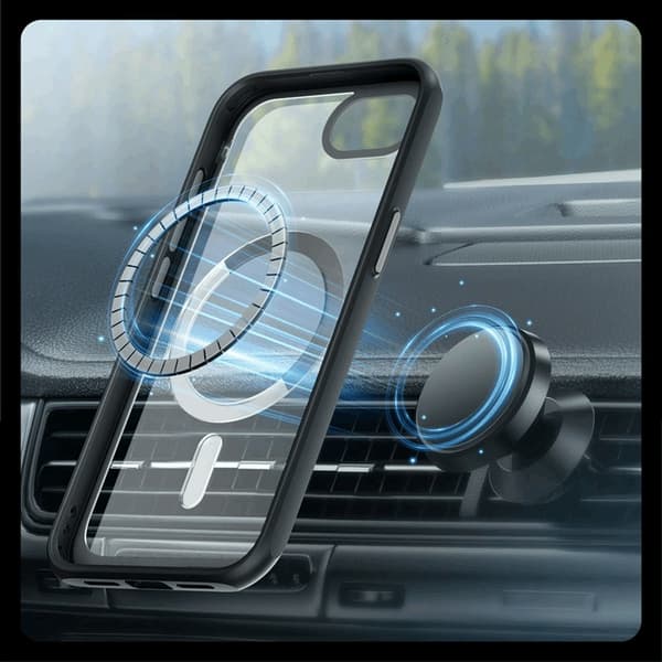 SupCase iPhone 16e Mobilskal Magsafe UB Mag - Svart