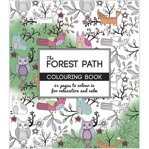 Målarbok Mindfulness - Antistress Coloring - The Forest Path