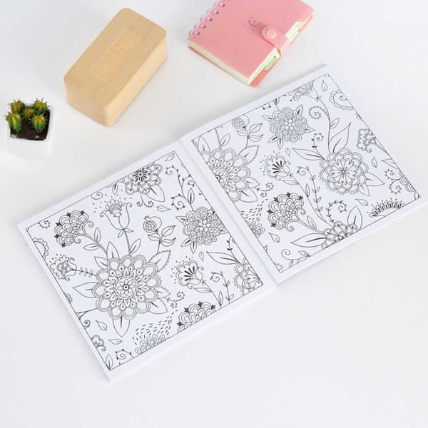 Malerbog til voksne 128 sider - Zen Mandalas Mindfulness