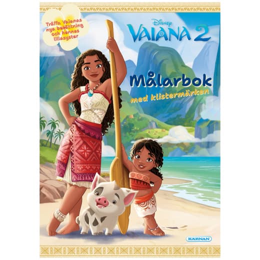 Målarbok Vaiana 2