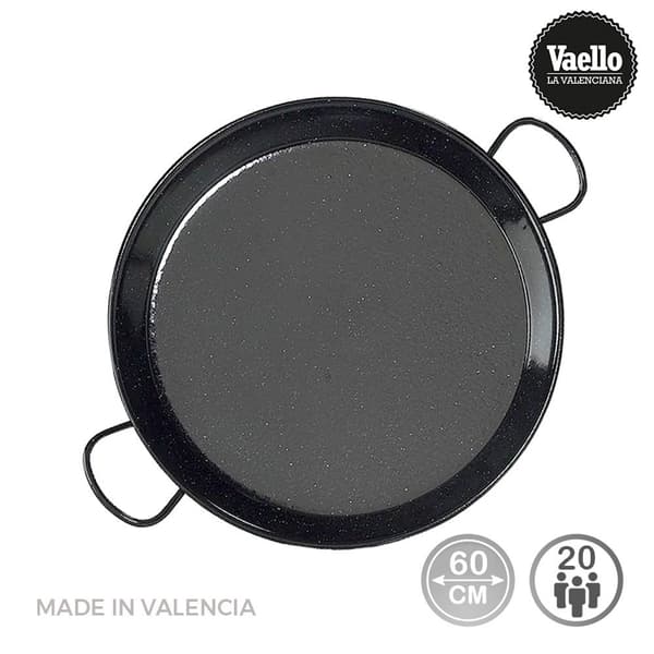 Vaello Paella Pan 76623 60 Cm Musta