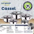 Pikkukuva 3 / 10: San Ignacio Keittoastiasetti Cassel 20/24/26/28 Cm Pk3873 12 Kappaleita Kanssa Aseta Pannut Hopeinen
