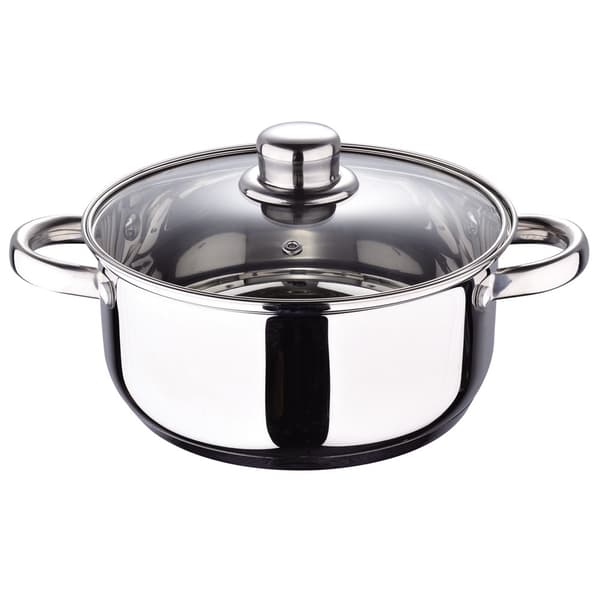 San Ignacio Keittoastiasetti Cassel 20/24/26/28 Cm Pk3873 12 Kappaleita Kanssa Aseta Pannut Hopeinen