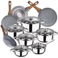 Pikkukuva 1 / 10: San Ignacio Keittoastiasetti Cassel 20/24/26/28 Cm Pk3873 12 Kappaleita Kanssa Aseta Pannut Hopeinen