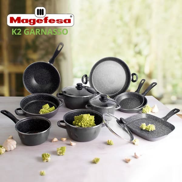 San Ignacio Köksredskap Set Toledo 18/20/24 Cm Pk3786 8 Bitar Med UppsÄttning Pannor Silver