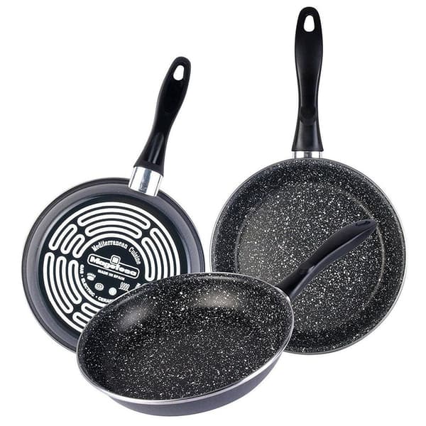 San Ignacio Köksredskap Set Toledo 18/20/24 Cm Pk3786 8 Bitar Med UppsÄttning Pannor Silver
