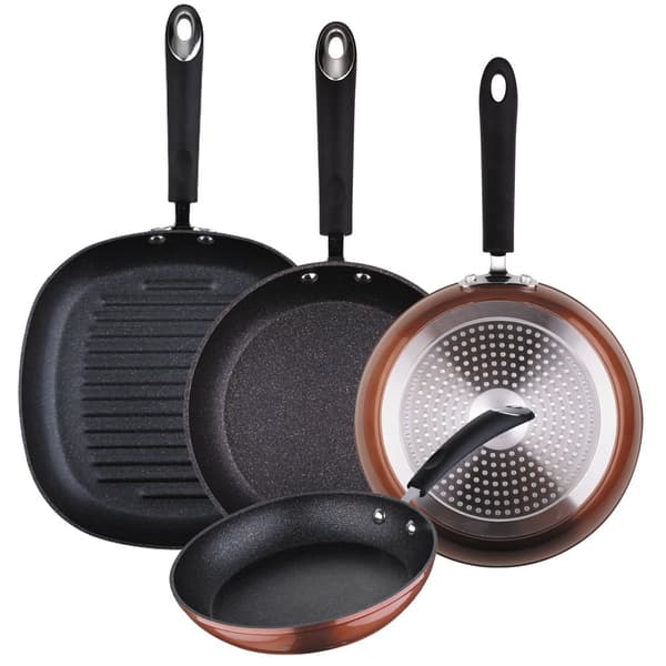 San Ignacio Keittoastiasetti Toledo 20/24/28 Cm Pk3744 8 Kappaleita Kanssa Aseta Pannut Hopeinen