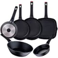 Miniatyrbild 1 av 3: San Ignacio Pannor Och Wok Set Pk5260 6 Enheter Silver