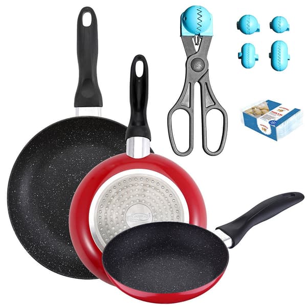 San Ignacio Pannor Och Behållare Set Ø16 Cm Ø20 Cm Ø24 Cm 27 Enheter Silver