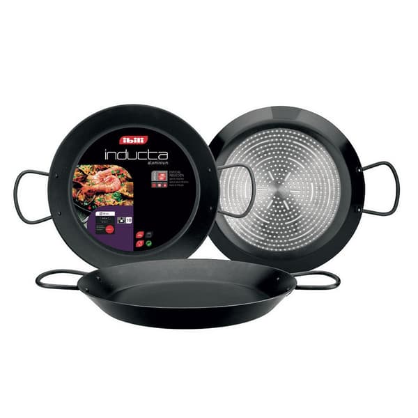Ibili Paella Pan Inducta 42cm Hopeinen