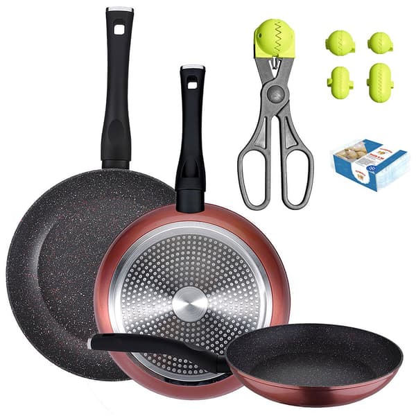 San Ignacio Pannor Och Bestick Set Ø20/24-28 7 Enheter Silver