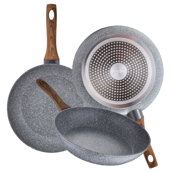 San Ignacio Køkkengrej Sæt Premium Nona 22/24/26 Cm Pk3767 8 Stykker Med SÆt Pander Søvfarvet