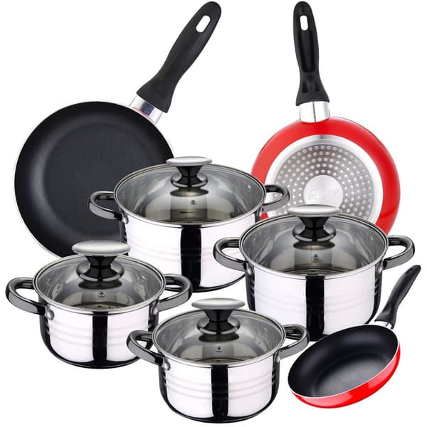 San Ignacio Köksredskap Set 16/20/24 Cm Pk3378 8 Bitar Med UppsÄttning Pannor Silver