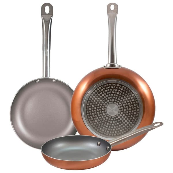 San Ignacio Set Med Stekpannor Optimum Plus 18/22/26 Cm Brun