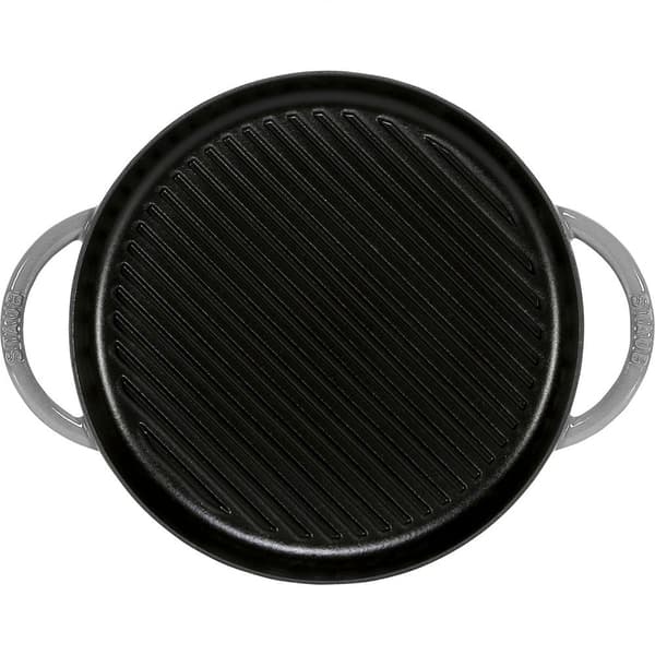Staub Gjuten Aluminiumpanna Induction Graphite Grey 30 Cm Silver