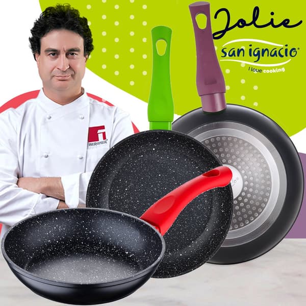 San Ignacio Keittoastiasetti Nona 18/22/26 Cm Pk3700 8 Kappaleita Kanssa Aseta Pannut Hopeinen