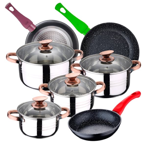 San Ignacio Keittoastiasetti Nona 18/22/26 Cm Pk3700 8 Kappaleita Kanssa Aseta Pannut Hopeinen
