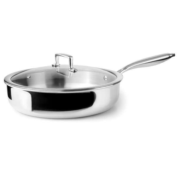 Ibili Natural Triply 24 Cm Stegepande Med Låg