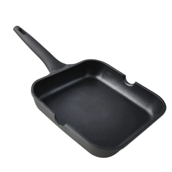 Supreme Grill I Gjuten Aluminium Med Slätt Fast Handtag I Xylan 28 Cm
