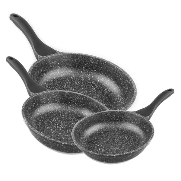 Supreme Induktionsstegpande Sæt Sten 18-22-26 Cm