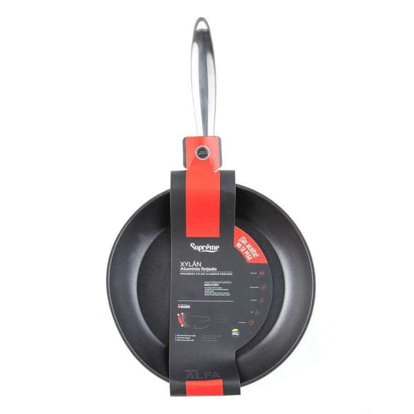 Supreme Smedejerns Stegepande I Aluminium Med Xylan 28 Cm Søvfarvet