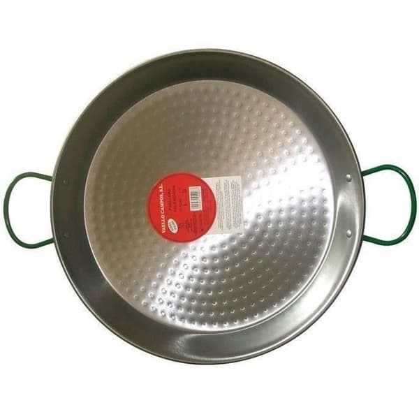 Paellafat i polerat stål - D: 34 cm