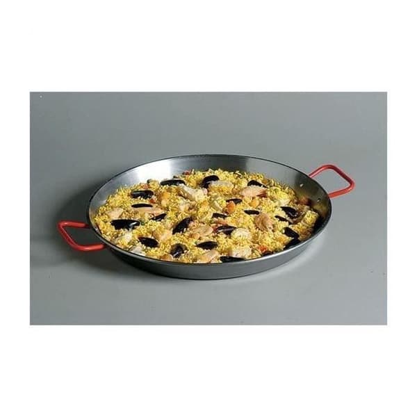 LA VALENCIANA - Paellapanna stål Polerad 80 cm
