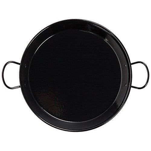 Paella pan - La valenciana - 30 cm - Emaljerat stål - Induktionskompatibel - Keramiska handtag