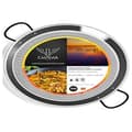 Miniatyrbild 2 av 2: Paellafat i polerat stål - VAELLO - La Valenciana - Diameter 50 cm - Lämplig för 14 personer