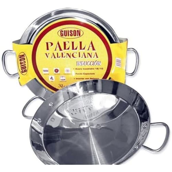 Paella panna - Guison - 46 cm - Flerfärgad - Kompatibel med alla typer av spisar inklusive induktion - Kvalitet till priset
