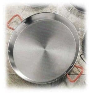 Paellapanna i polerat stål 38 cm
