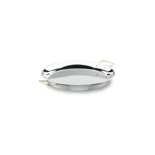 Paellafat - Lacor - 46 cm - 18/10 rostfritt stål - Kompatibel med alla värmekällor utom induktion - Ekologisk