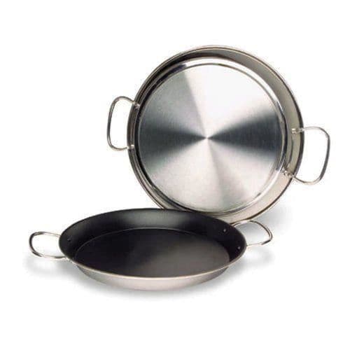Paella fat - Lacor - 60240 - 18/10 rostfritt stål - Diameter 40 cm - Titanium non-stick