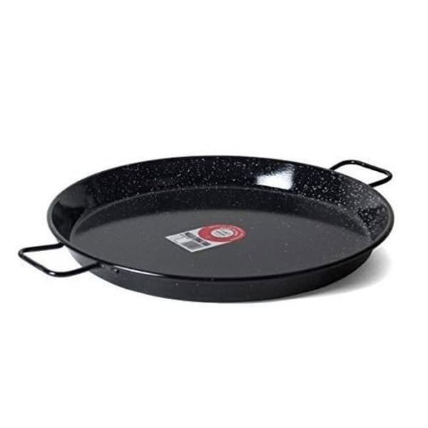 Garcima E-20GAR 20-tums paellapanna i emaljerat stål 50 cm stor svart