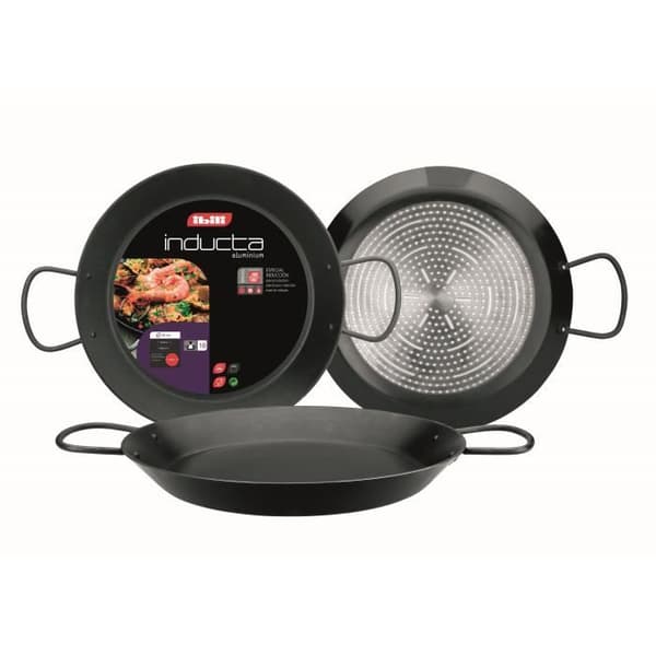 IBILI - Inducta paella panna, 30 cm, aluminium, non-stick, 4 portioner, kompatibel med induktion