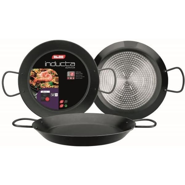 IBILI - Inducta paella panna, 26 cm, aluminium, non-stick, 2 portioner, kompatibel med induktion