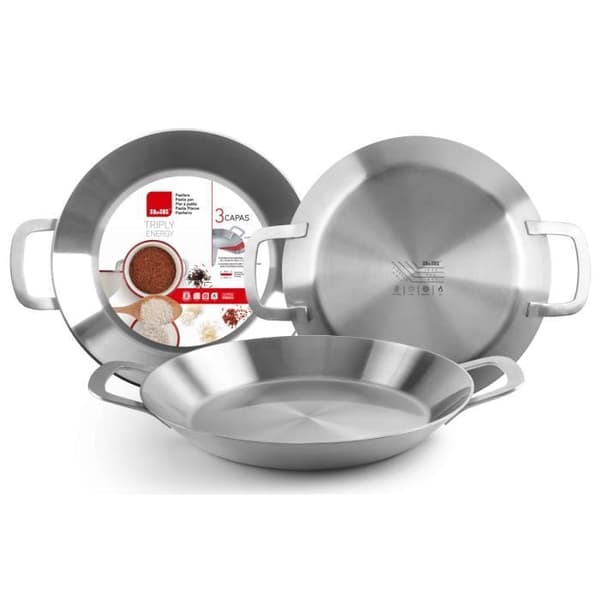 Paella Skål - IBILI - Triply Energy - 34 cm - Rostfritt stål - Aluminium - Induktion