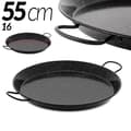Miniatyrbillede 1 af 2: Paella pande, emaljeret stål, lavet i Spanien, 55 cm - 16 rationer