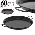 Miniatyrbillede 1 af 2: Paella pande, emaljeret stål, lavet i Spanien, 60 cm - 20 rationer