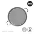 Miniatyrbild 1 av 2: Paella polerat stål för induktion och vitrokeramisk ø38cms (8 personer). vaello