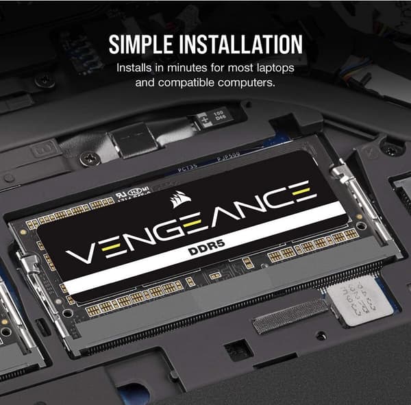 Pamięć DDR5 Vengeance 32GB/4800 (2*16) CL40 SODIMM, czarna