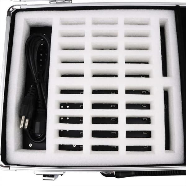 Reteess Charging Storage Box för trådlöst guidesystem 32 platser 2 för T130 och 30 för T131-sändare